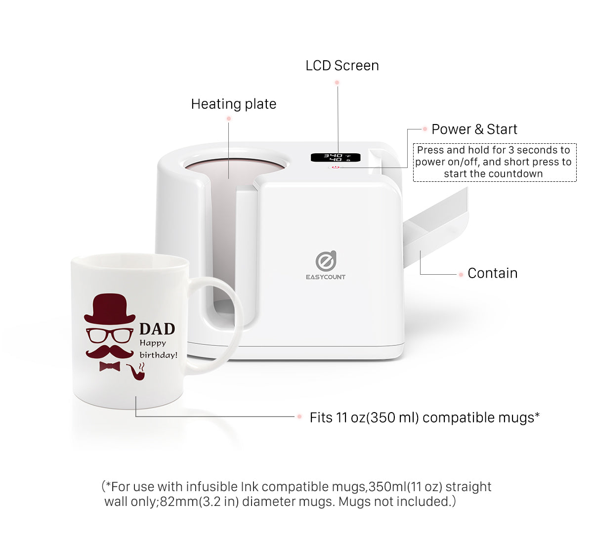 Mug press machine