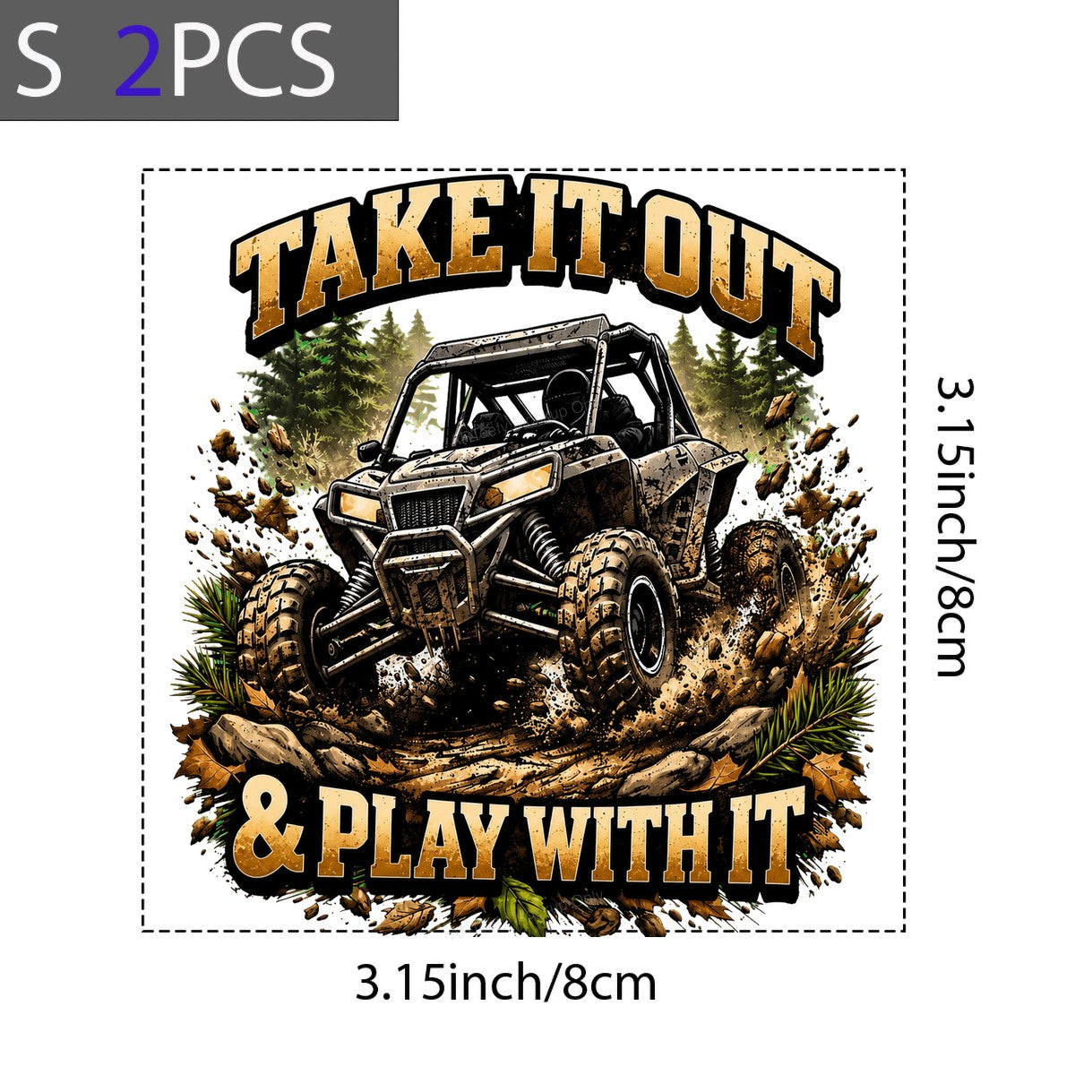 DTF Transfer Take It Out And Play With It Off Road ATV Graphic for T Shirts Hoodies and Casual Wear - 8