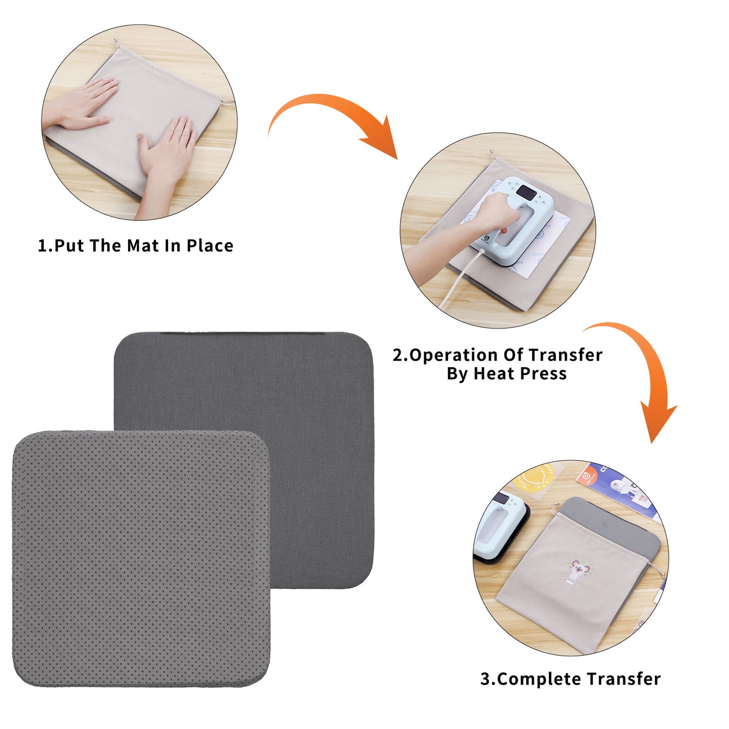 12" × 12" Heat Press Mat