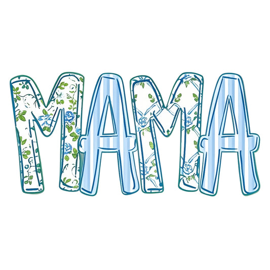 DTF Heat Transfer Iron On Sticker , Floral, Checkered,  Mothers Day Gift for T-Shirts,  Tote Bags