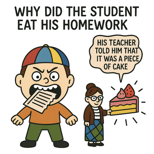 DTF Heat Transfer Iron On Sticker, Funny Student - Teacher Homework Joke Art, for American Campus Humor Apparel & Gag Gifts