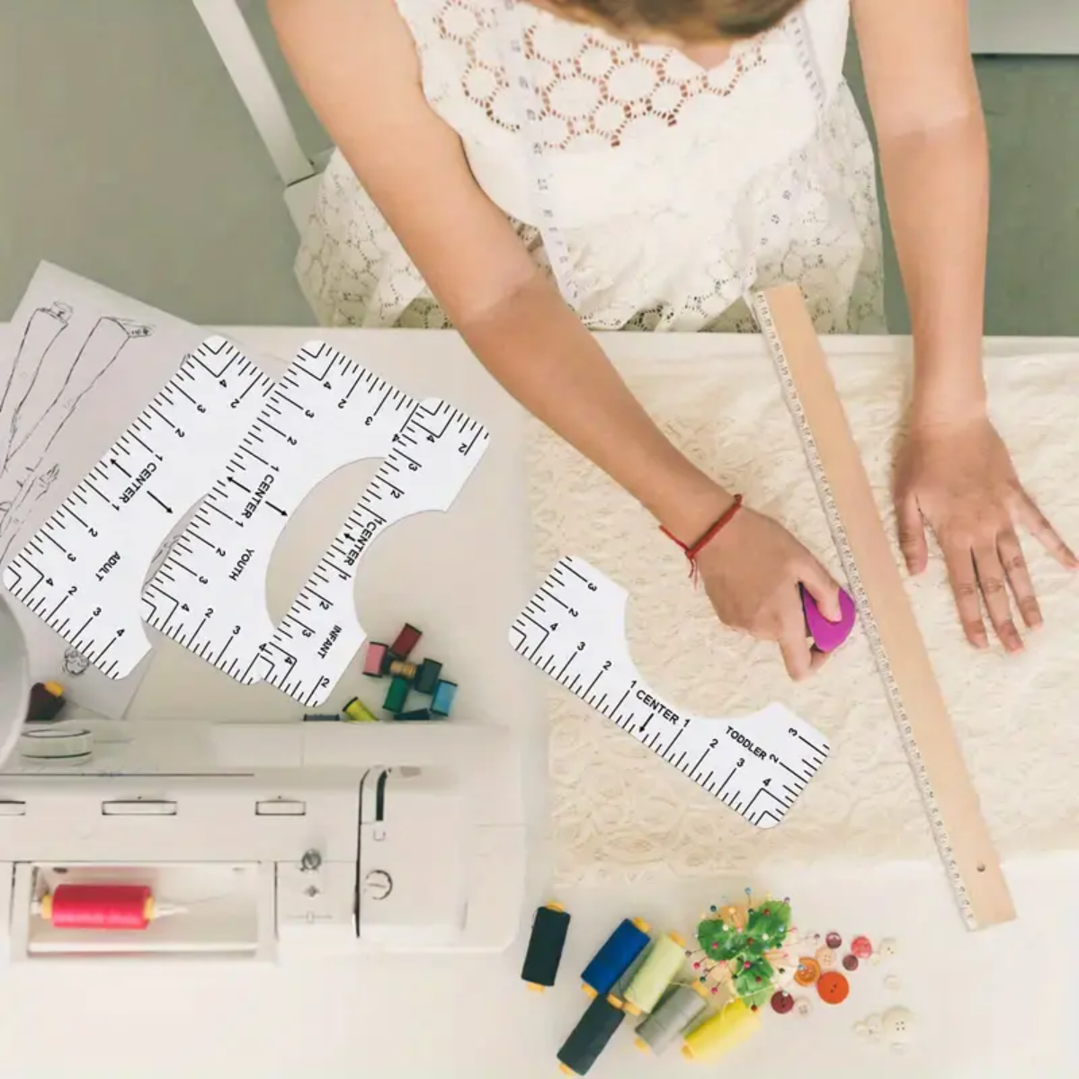 T-shirt ruler