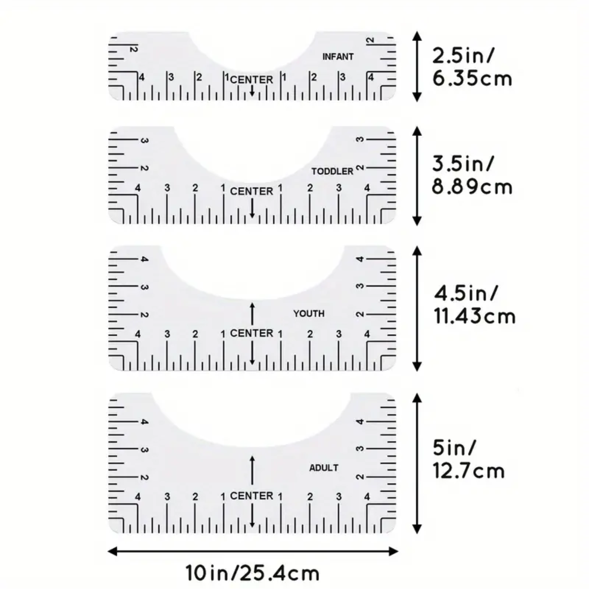 T-shirt ruler