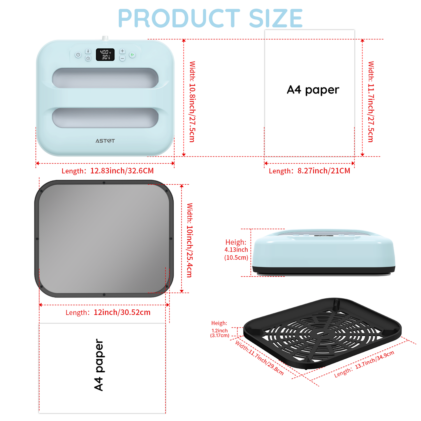 12''x10''(APP) Heat Press
