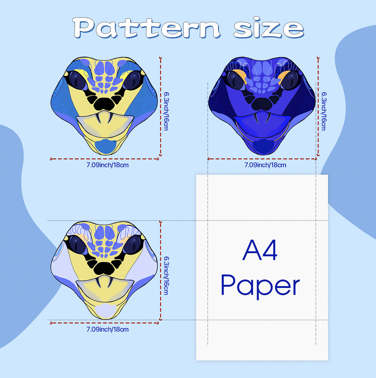 DTF Heat Transfer Iron On Sticker - Vibrant Animal Prints & Geometric Patterns for DIY T-Shirt Customization, Reusable Fabric Stickers with Sublimation Quality