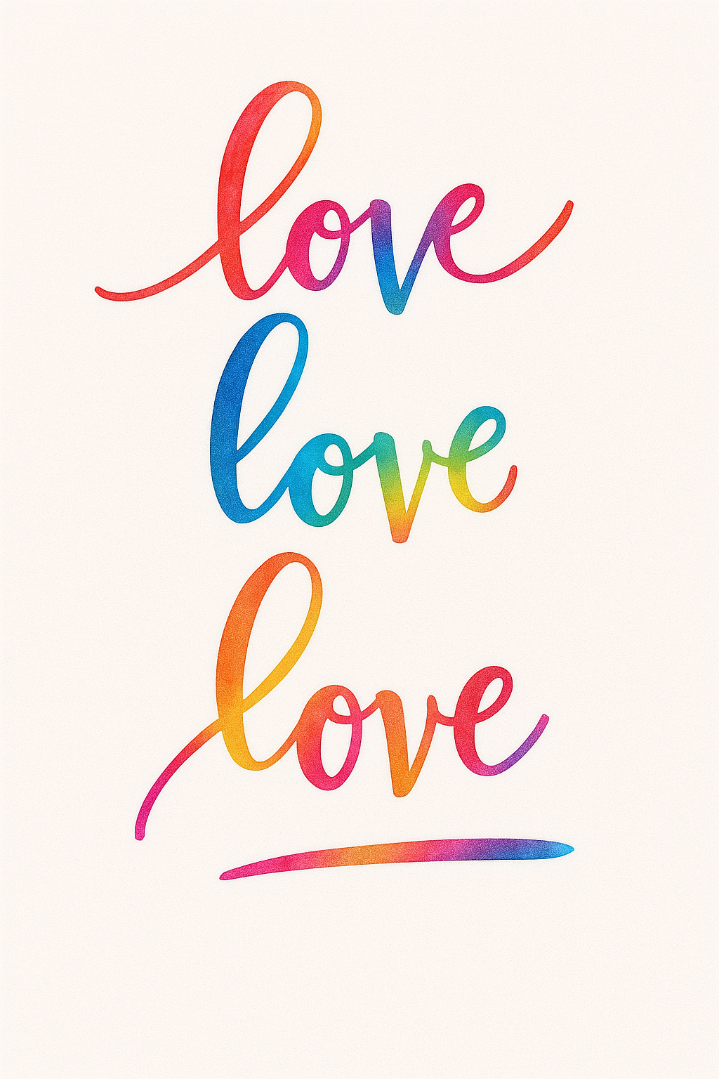 3D LOVE Iron-On Transfer Patch,Colorful Gradient Heat Press Decal for DIY T-Shirts, Hoodies & Gifts
