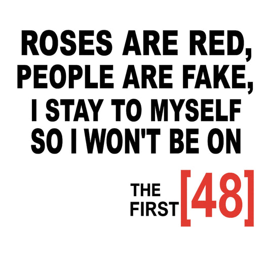DTF Heat Transfer Iron On Sticker, Sarcastic Roses Are Red Quote Graphic, for Edgy Apparel and Bold Deco