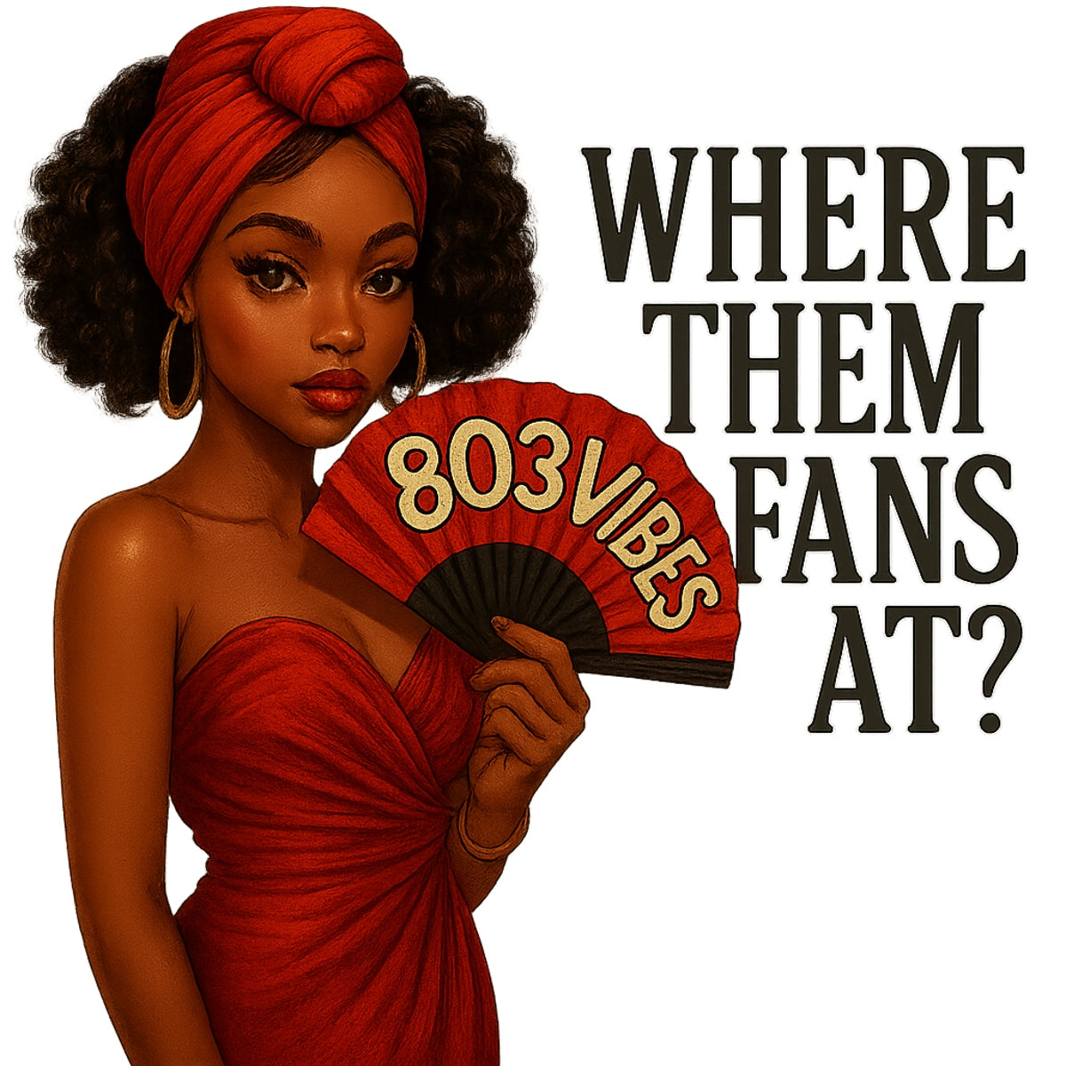 DTF Heat Transfer Iron On Sticker, Vibrant “803VIBES” Fan Graphic, for Trendy Apparel and Event - Related Decor