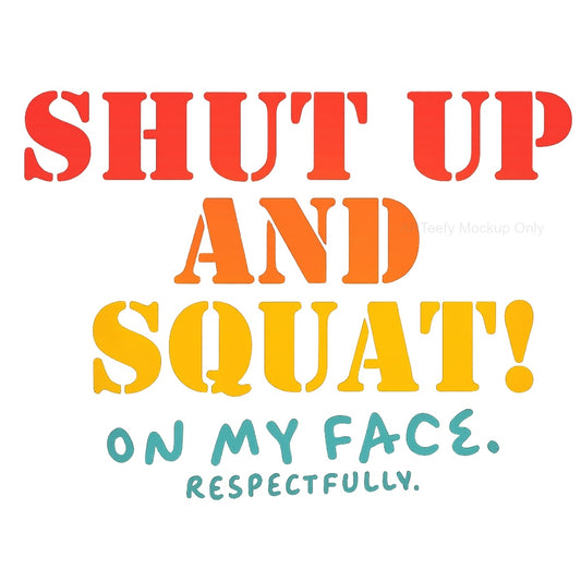 DTF Heat Transfer Iron On Sticker, Bold Fitness Slogan Graphic, For Gym Apparel And Workout Themed Decor