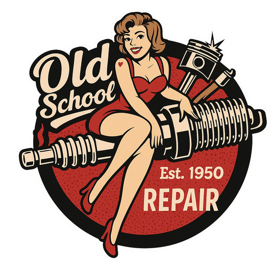 Old School Repair  DTF Transfers , Edgy Applique Patches for Streetwear and Home Textiles , Bold Graphic Art Style ,  High-Definition Color Retention ,  Reusable DIY Decor Solution
