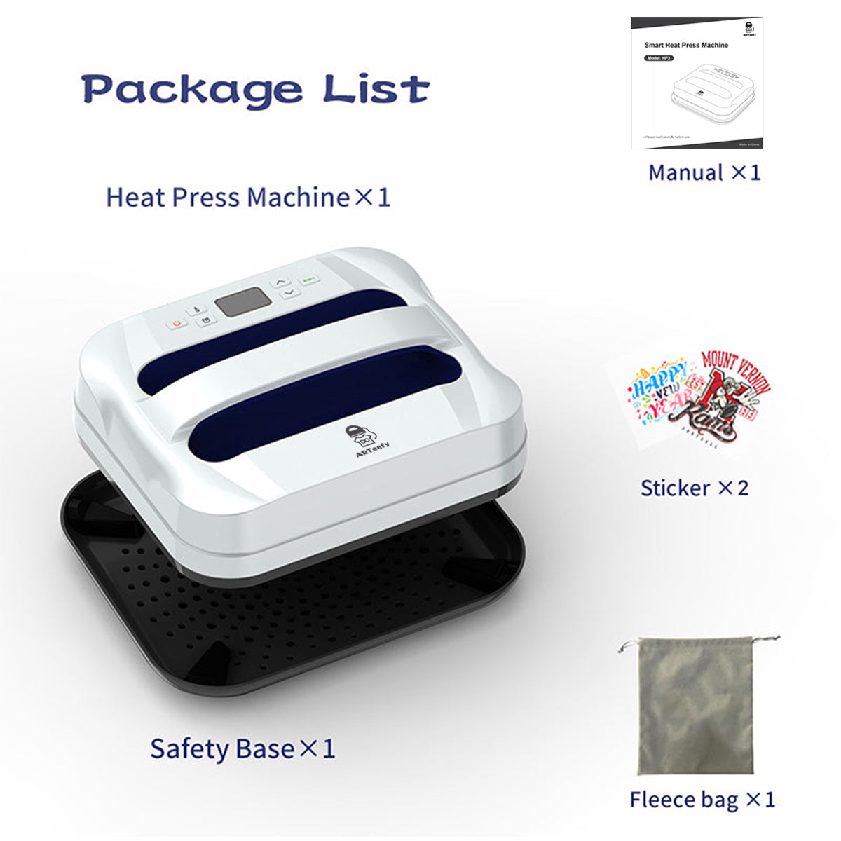 12''x10''Heat Press(Silver)