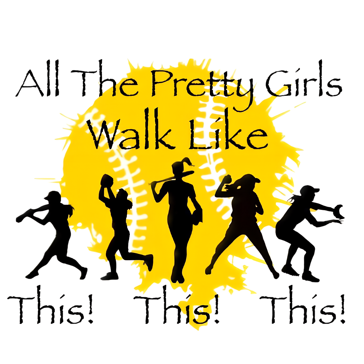Baseball Lady Iron-On StickersBunny, Multi-Surface Heat Transfer Decals for Hoodies, Bags , Washable and Durable with Cute Spring Theme , Endless DIY Crafting Options