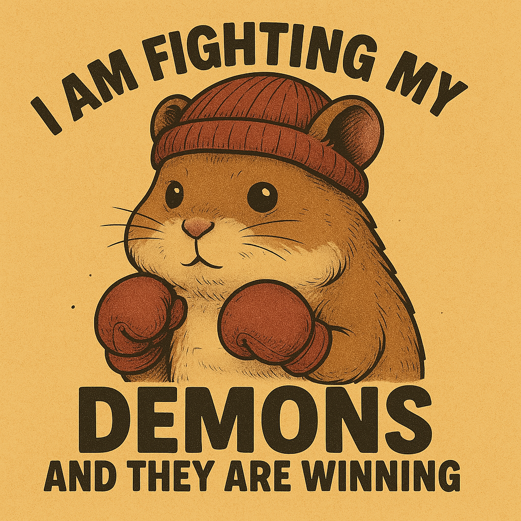 Cute Carton Fighting Hamster Iron On Heat Transfers Vinyl For T Shirts DIY Clothing T-Shirt Mask Jeans Backpack Hats Pillow - Washable Heat Transfer Stickers - For Crafters & DIY Enthusiasts