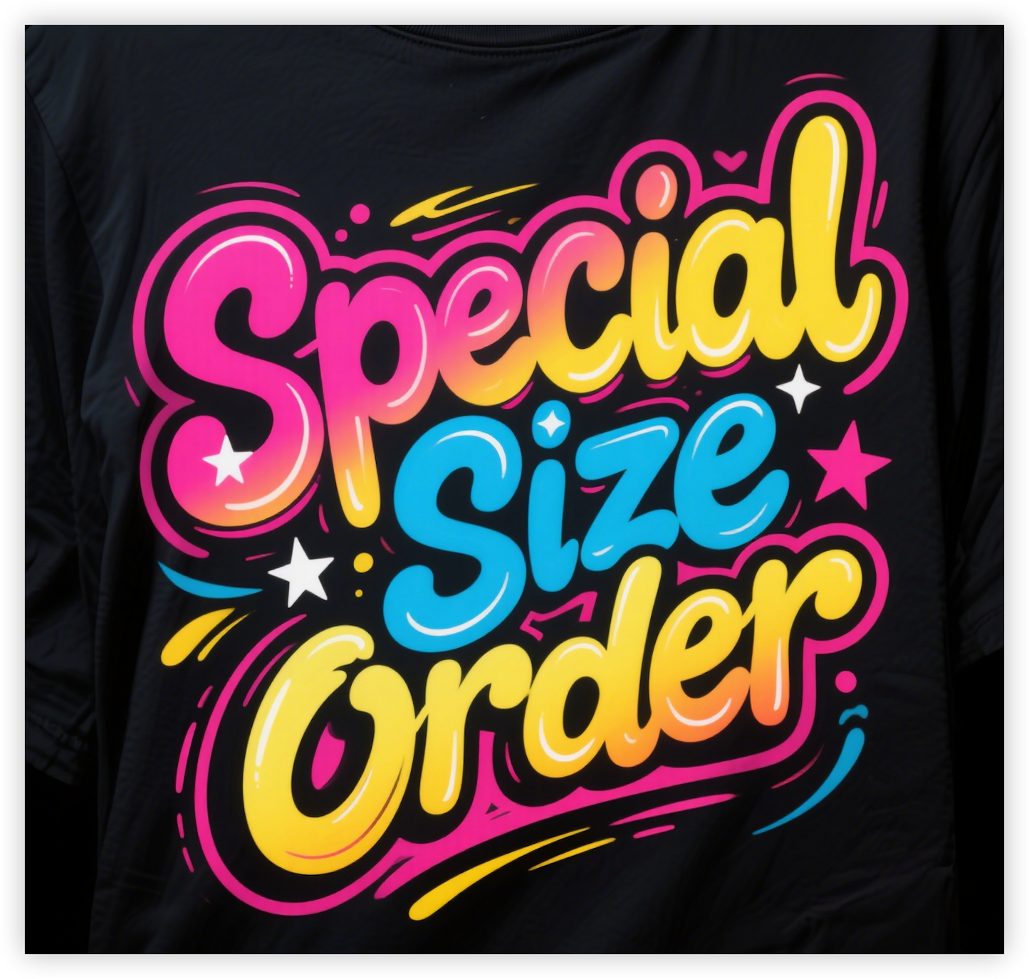 【Special Size Order】Custom DTF Iron-On Transfers for Clothing & Bag