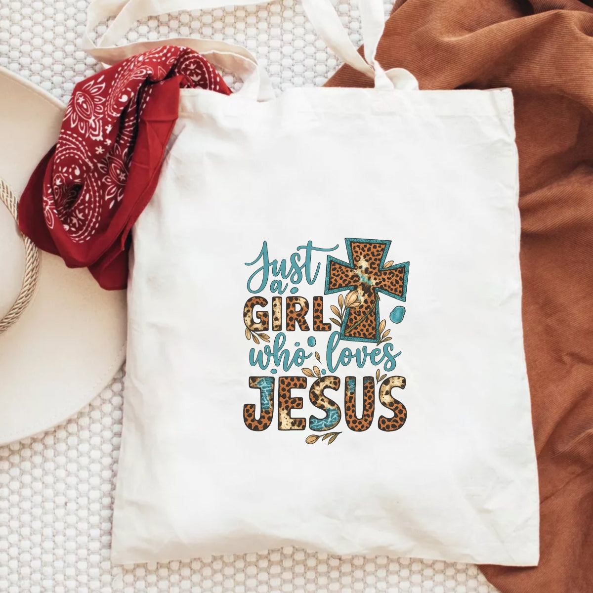DTF Heat Transfer Iron On Sticker, Leopard, Print Faith Graphic, for Religious, Inspired Apparel and Trendy Decor
