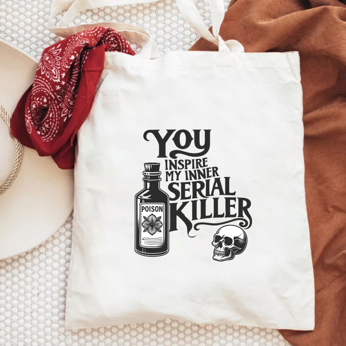 DTF Heat Transfer Iron On Sticker, Dark Humor Serial Killer - Themed Graphic, For Edgy Apparel And Alternative Lifestyle Events