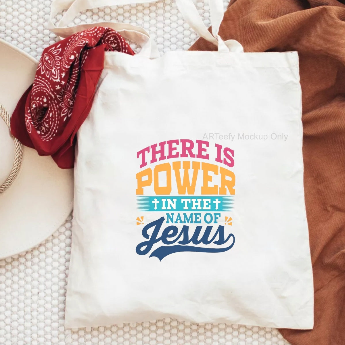 DTF Heat Transfer Iron On Sticker, Inspirational Religious Slogan Graphic, For Faith Based Apparel And Church Event Decor