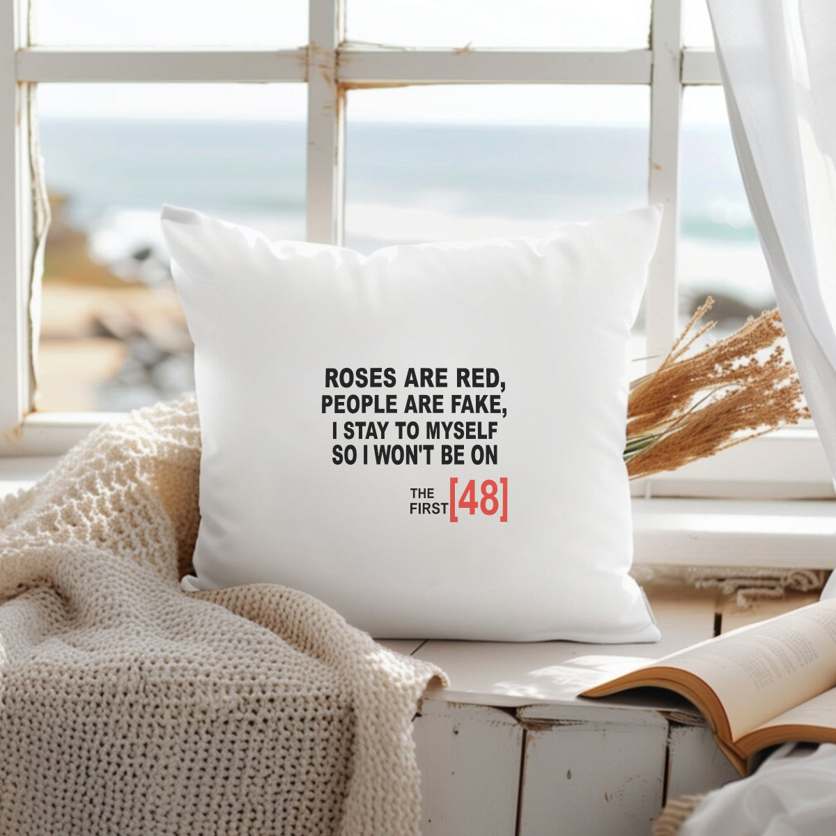 DTF Heat Transfer Iron On Sticker, Sarcastic Roses Are Red Quote Graphic, for Edgy Apparel and Bold Deco