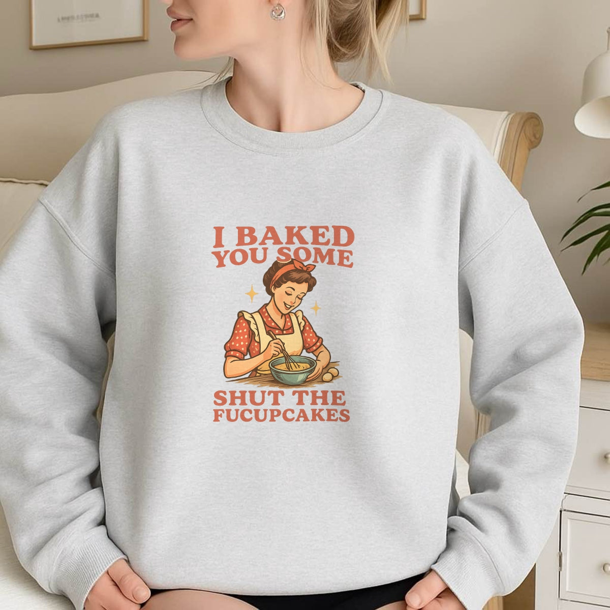 DTF Heat Transfer Iron TransferIron On Sticker, Sarcastic Baking Lady Graphic, For Humorous Apparel And Kitchen Decor