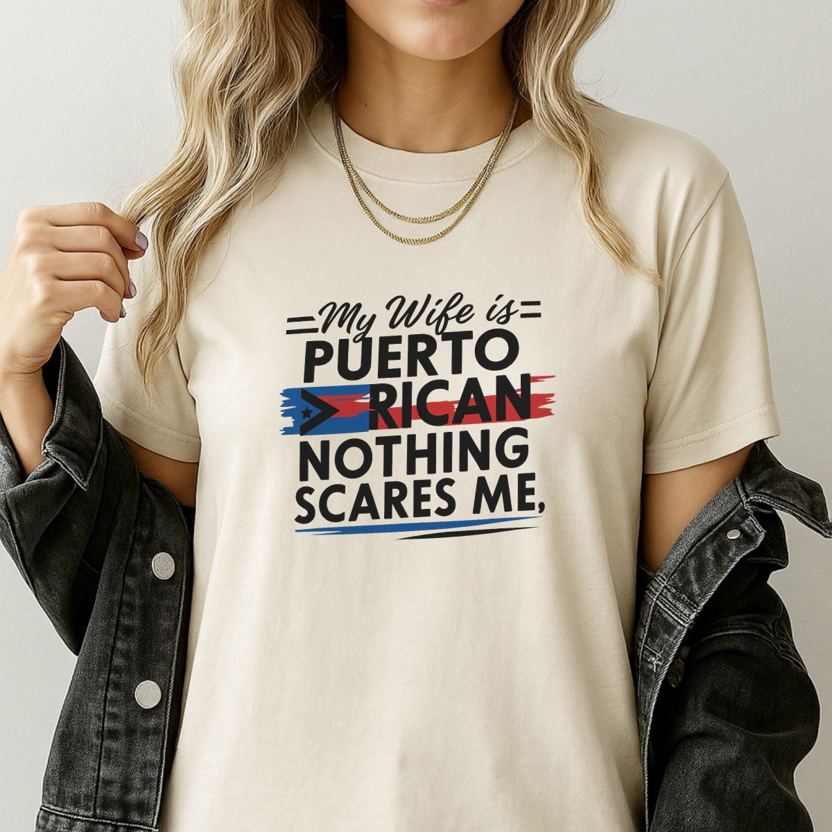 DTF Heat Transfer Iron On Sticker, Puerto Rican Pride Quote Graphic, for Cultural Apparel and Couple Merch