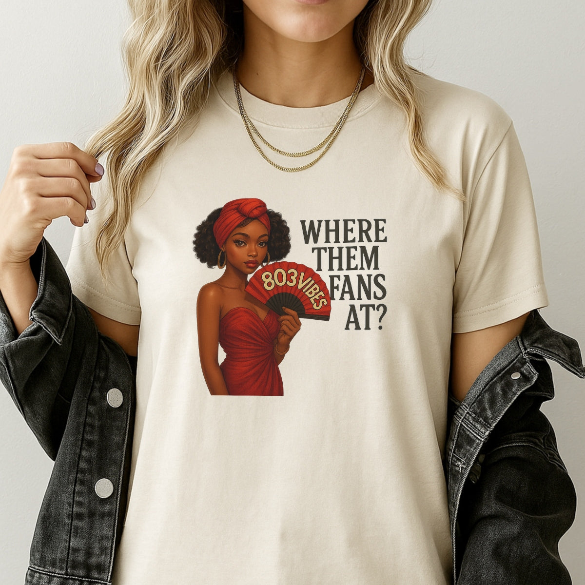 DTF Heat Transfer Iron On Sticker, Vibrant “803VIBES” Fan Graphic, for Trendy Apparel and Event - Related Decor