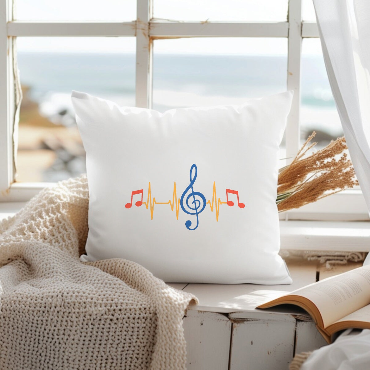 DTF Heat Transfer Iron On Sticker, Music Note & Treble Clef Graphic, For Music  Lover Apparel And Studio Decor
