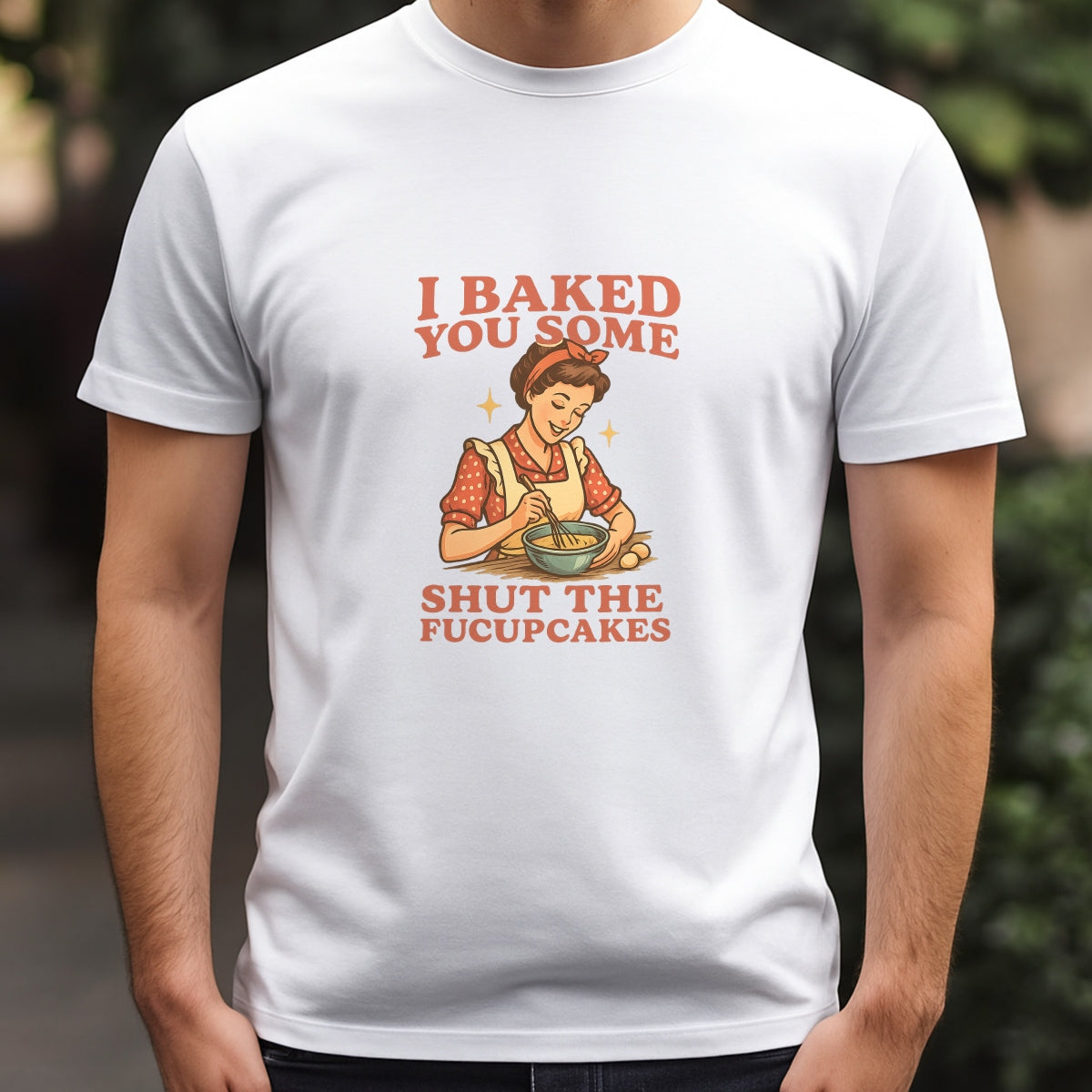DTF Heat Transfer Iron TransferIron On Sticker, Sarcastic Baking Lady Graphic, For Humorous Apparel And Kitchen Decor