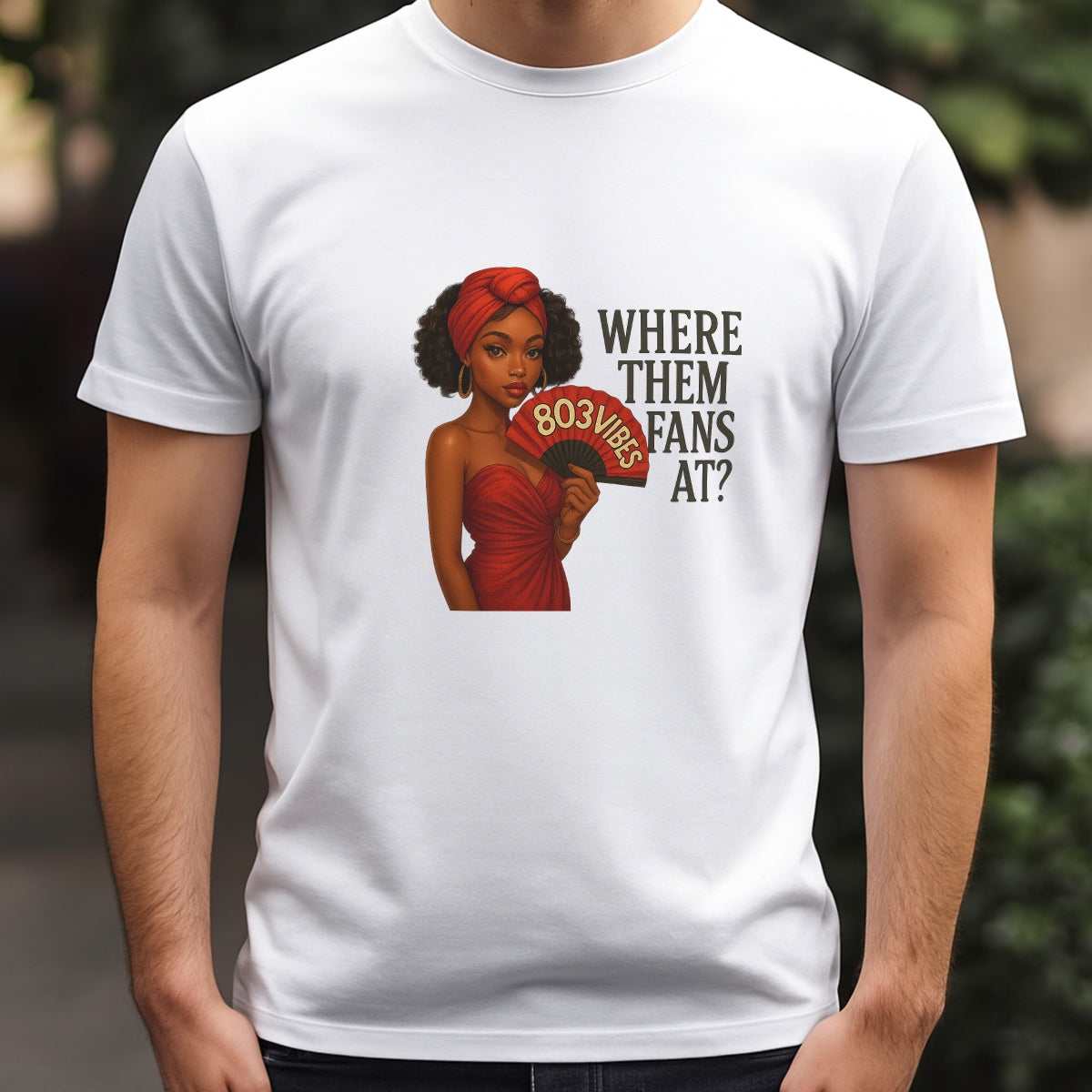 DTF Heat Transfer Iron On Sticker, Vibrant “803VIBES” Fan Graphic, for Trendy Apparel and Event - Related Decor