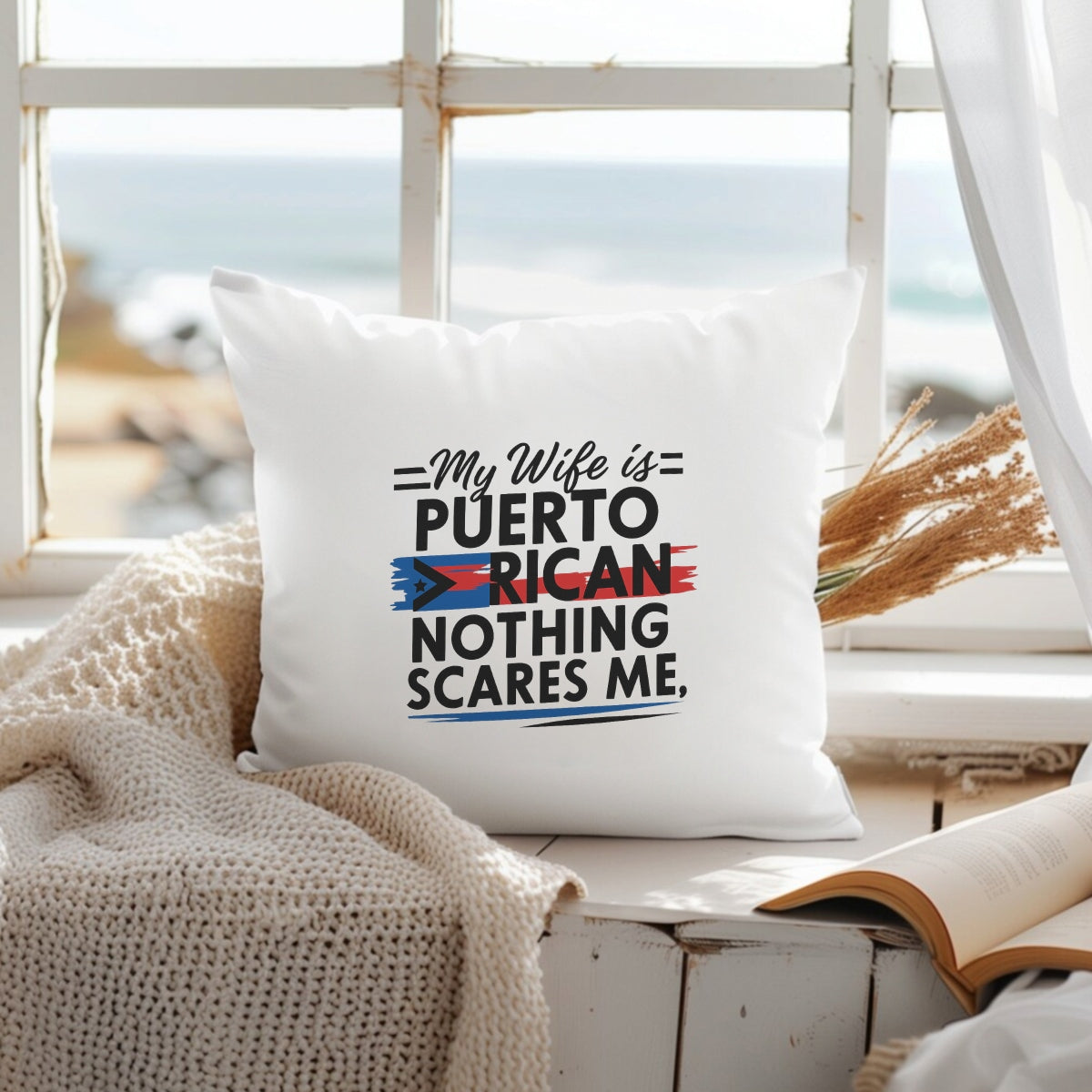 DTF Heat Transfer Iron On Sticker, Puerto Rican Pride Quote Graphic, for Cultural Apparel and Couple Merch