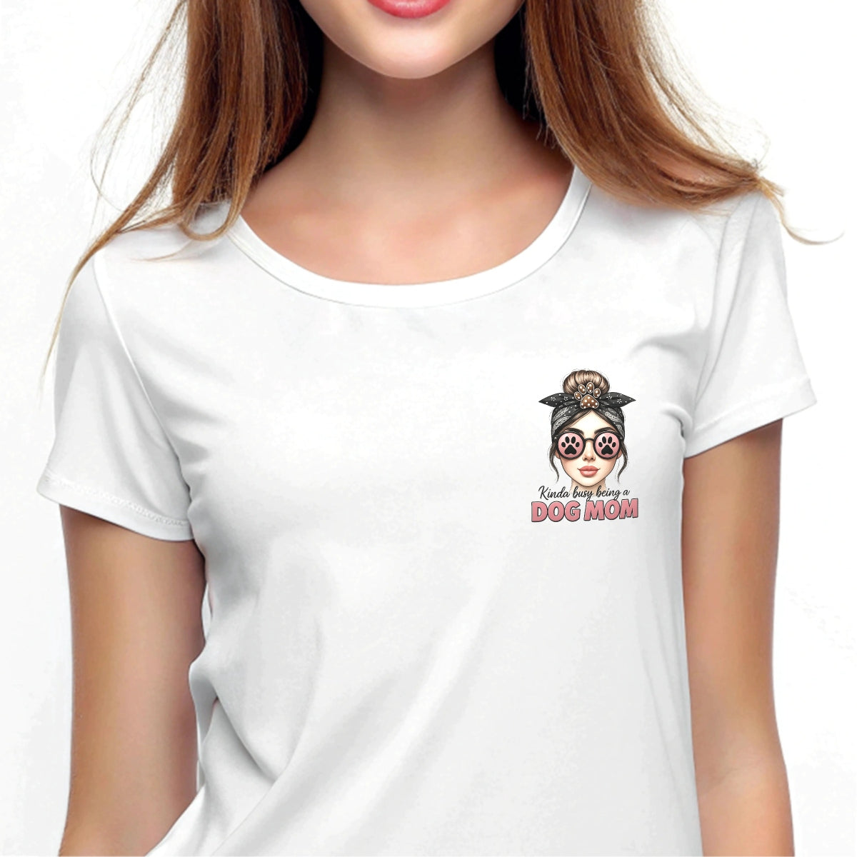 DTF Heat Transfer Iron On Sticker - Dog Paw Print Design - For Dog Mom Lifestyle & Pet - Themed Events