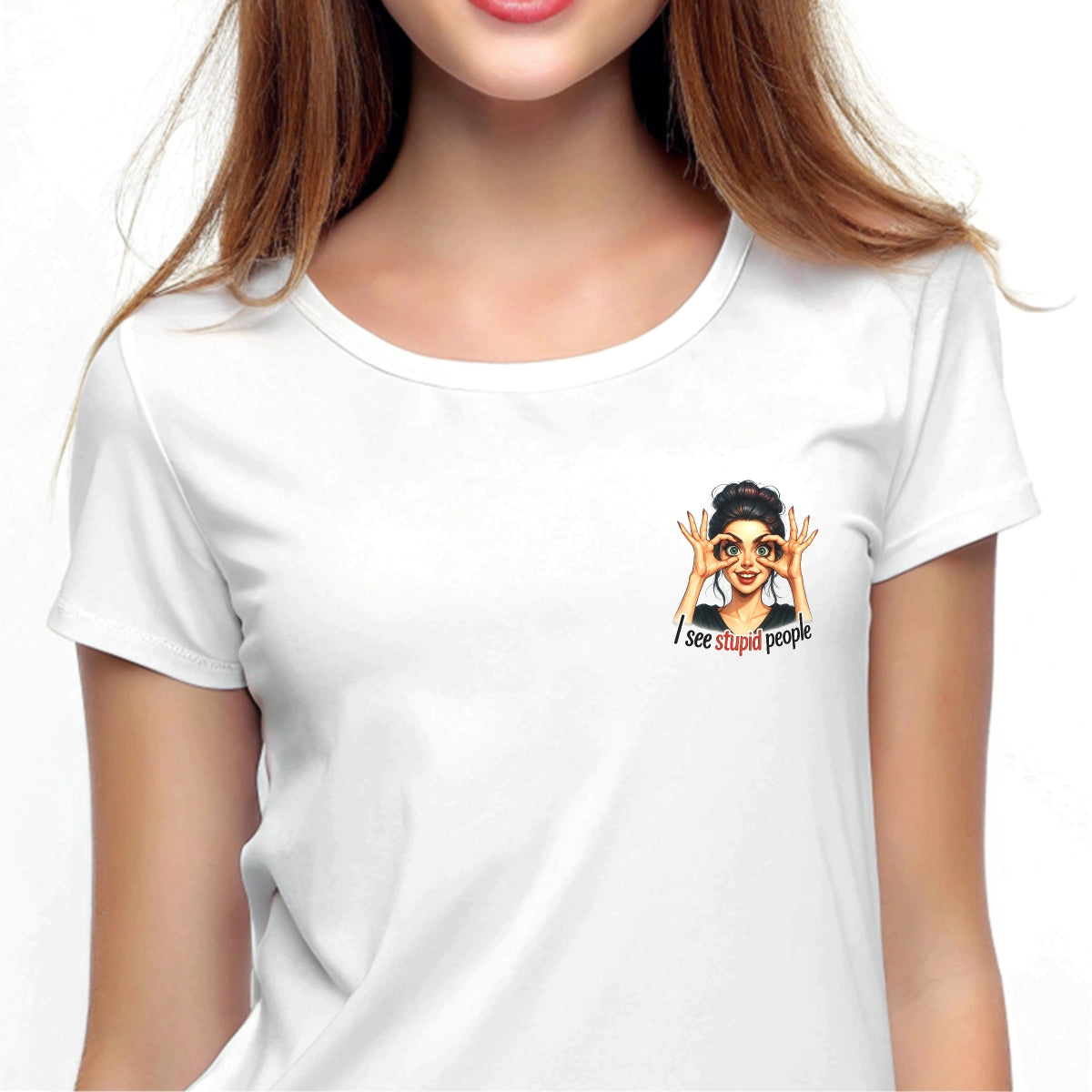 DTF Heat Transfer Iron On Sticker - Funny Cartoon Expressions Sticker, DIY Fashion Accessories, T-Shirt Decor