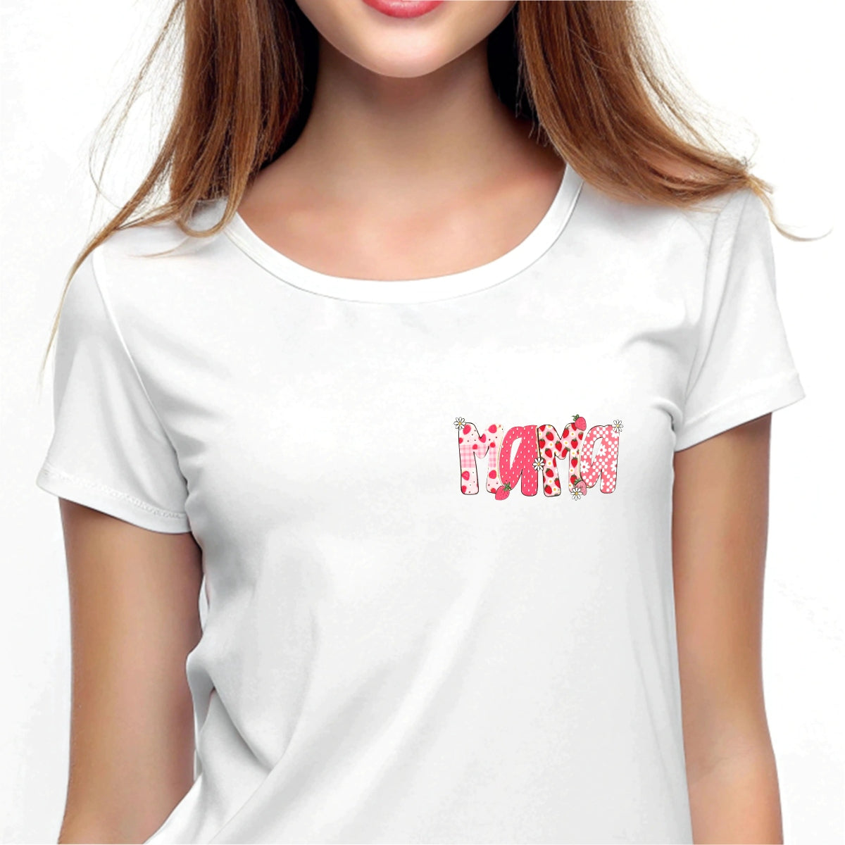 DTF Heat Transfer Iron On Sticker , Floral, Checkered, Mothers Day Gift for T-Shirts, Tote Bags