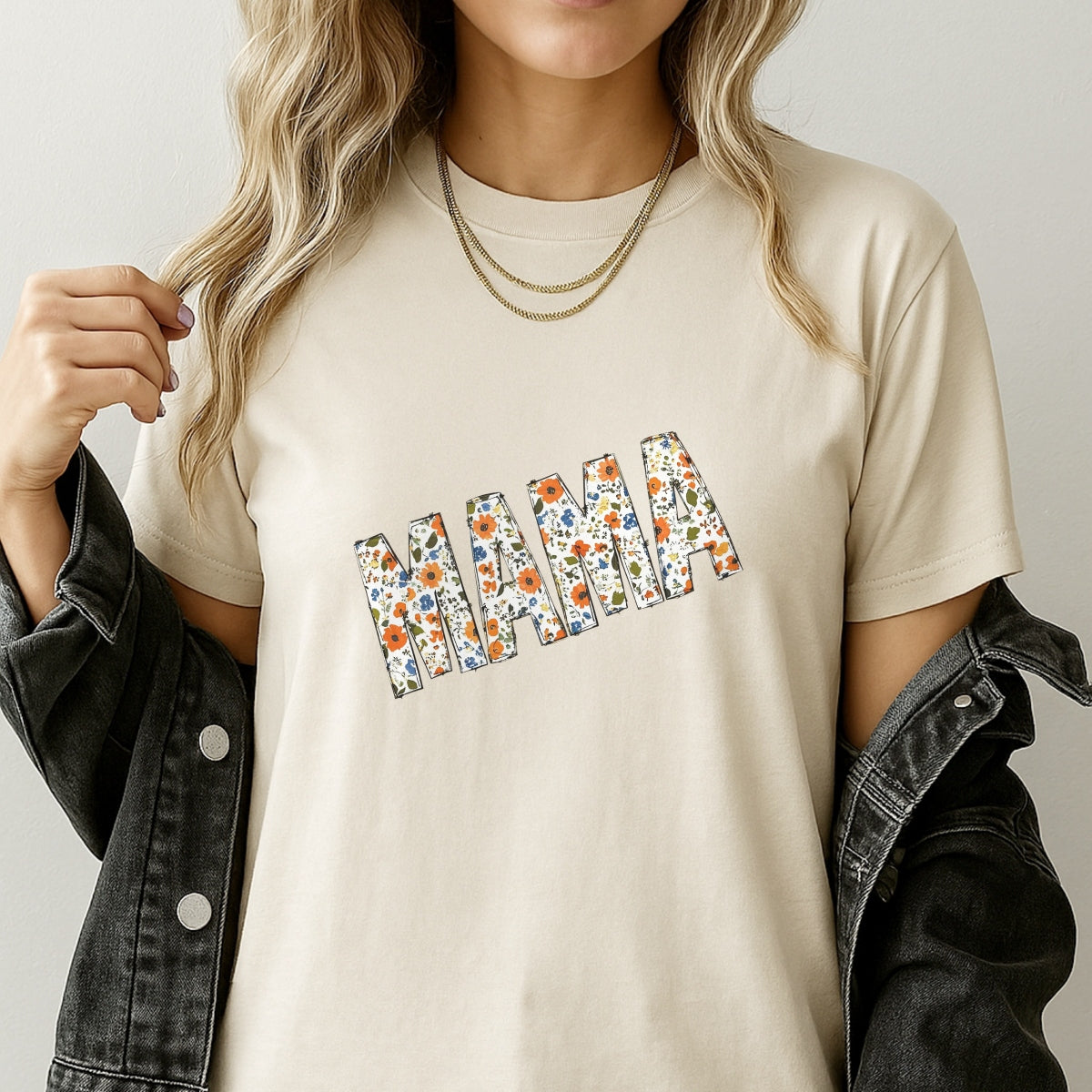 DTF Heat Transfer Iron On Sticker , Floral, Checkered, Mothers Day Gift for T-Shirts, Tote Bags