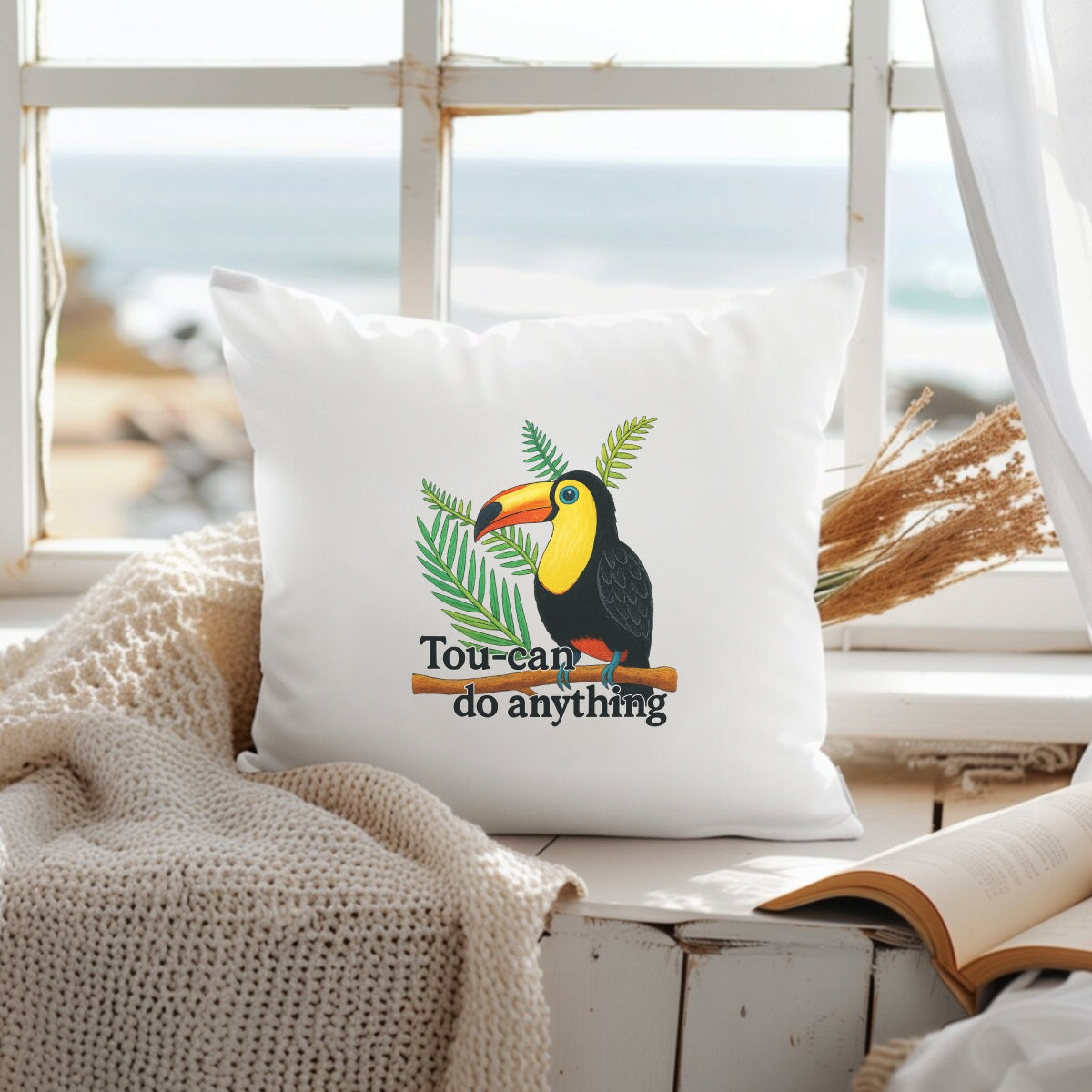 DTF Heat Transfer Iron On Sticker Vibrant Tropical Bird Design for T-Shirt  and Fabric Crafting