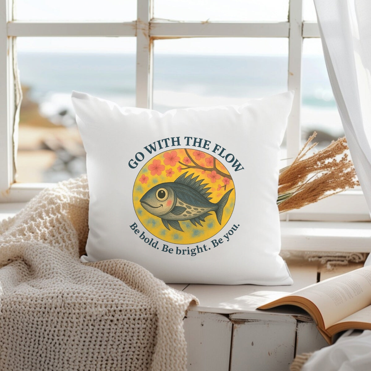 Cute Fish Designs DIY Iron-On Transfer Stickers, Washable, Heat Press Decals for T-Shirts