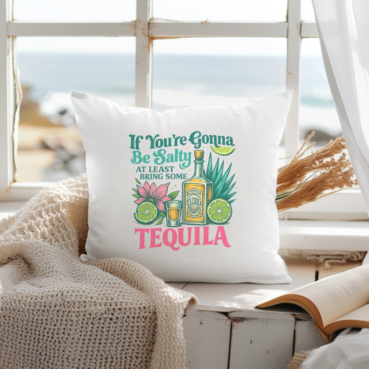 Funny Tequila DTF Transfer for T-Shirts , Vintage Alcohol Iron On Heat Press Decal , Retro Margarita Party Graphic, Mexican Fiesta Shirt Design, Salty Lime Summer Sublimation Patch