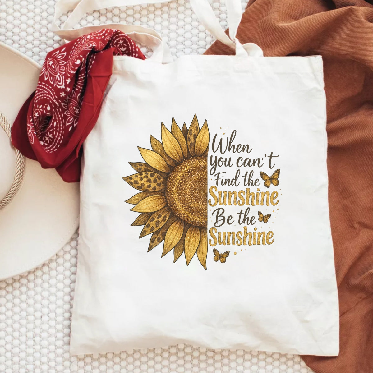 DTF Heat Transfer , Leopard Sunflower and Motivational Quote , DIY Iron-On for T-Shirts, Bags, Hoodies