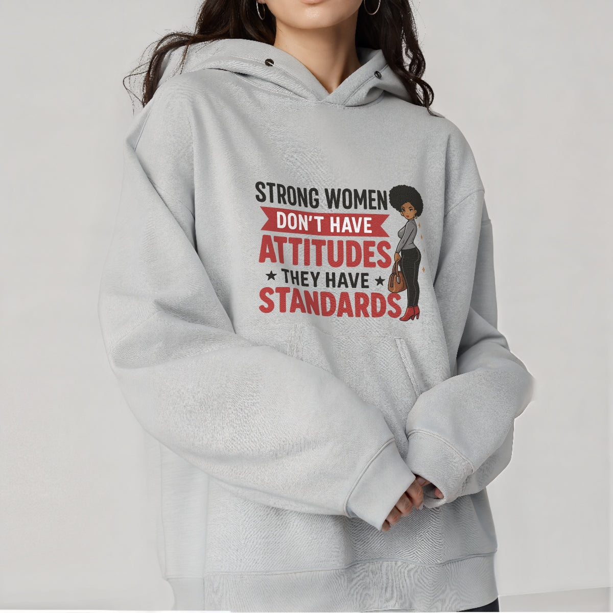 Strong Girl Iron On Patches , Heat Transfer Stickers For DIY T-Shirt Clothing Coat Jeans Backpack,  For Fashion Enthusiasts & Crafters , Perfect for  Apparel