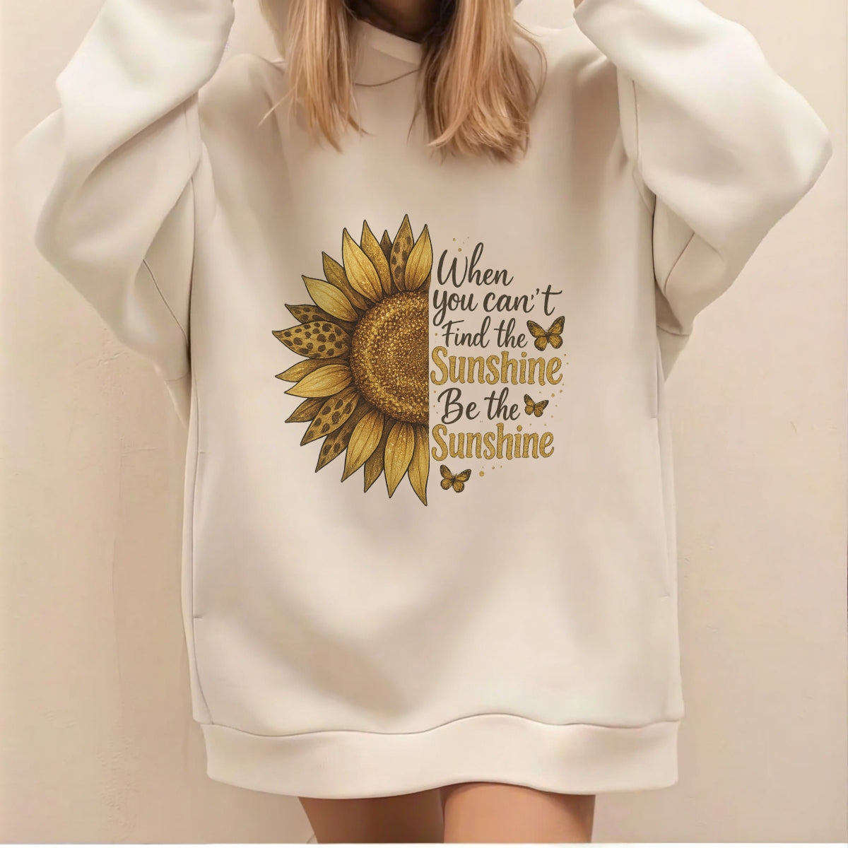 DTF Heat Transfer , Leopard Sunflower and Motivational Quote , DIY Iron-On for T-Shirts, Bags, Hoodies