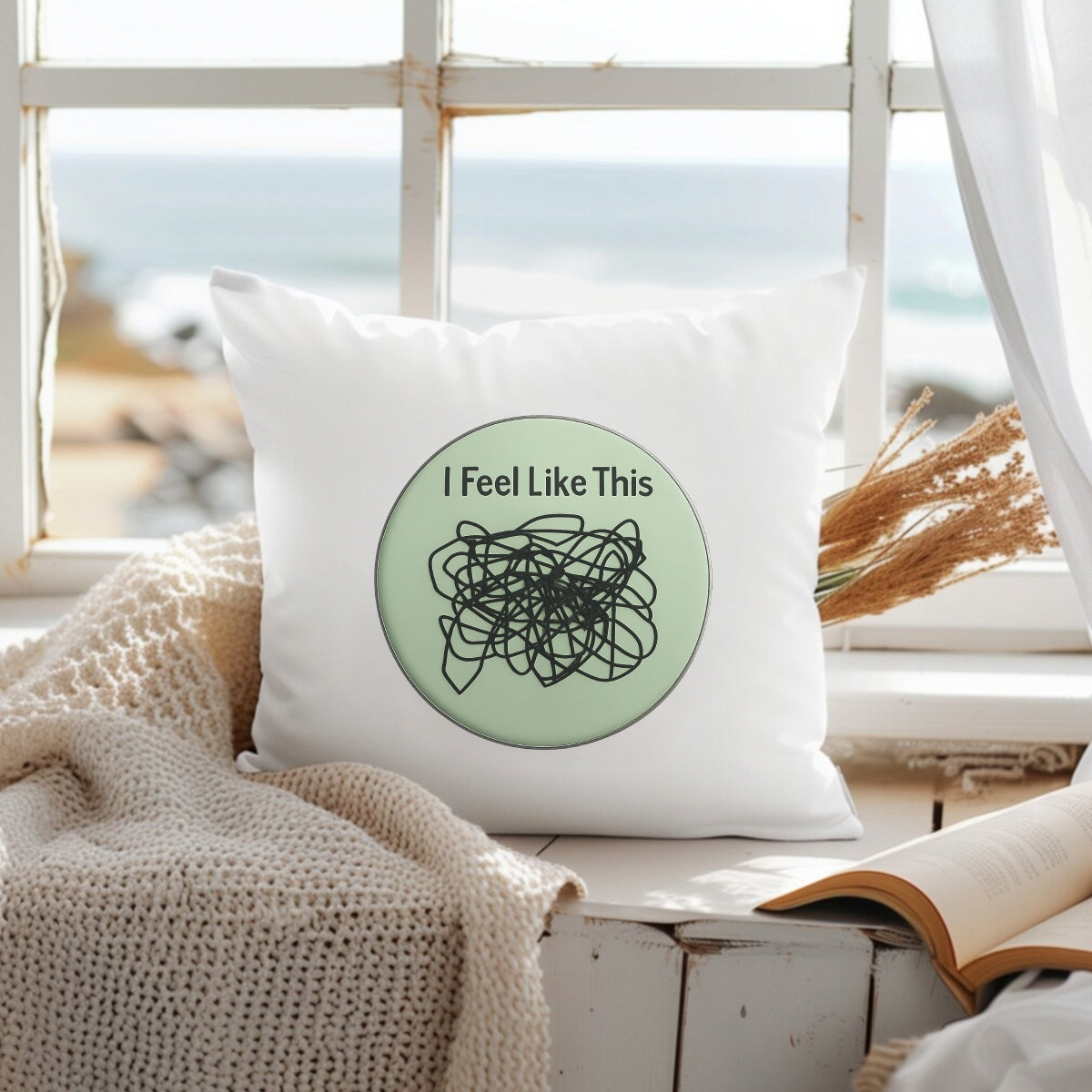 Funny Quote Iron-On Heat Transfer Sticker ,  Emotional Chaos Doodle Design for DIY T-Shirts, Hoodies, Tote Bags ,  Easy Press, Washable, Trendy Graphic Patch for Mental Health and Mood Expression