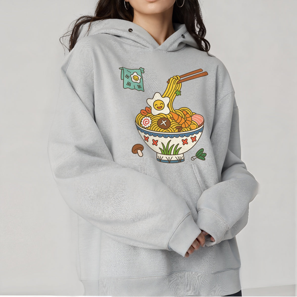 DTF Heat Transfer Iron On Sticker , Ramen Art Decals ,  Foodie Culture Apparel & Home Decor , Heat-Resistant Vinyl for T-Shirts Bags , Kawaii Asian Cuisine Design , DIY Craft Supplies , Anime Style Food Stickers