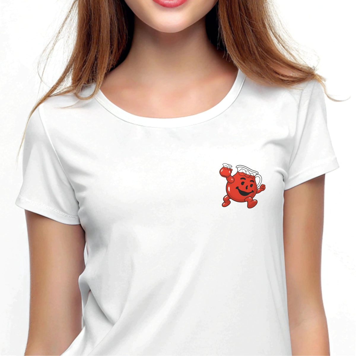 Funny Kool-Aid Man Iron-On Heat Transfer Sticker , Retro Cartoon Graphic Decal for DIY T-Shirts, Hoodies, Bags , Washable and Easy to Apply Vinyl Patch for all”