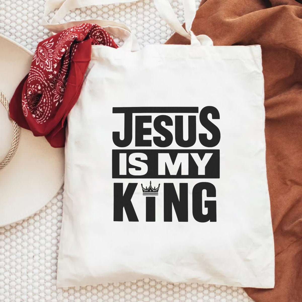 DTF Heat Transfer Iron On Sticker , Vibrant Christian Faith Design Jesus King Biblical Verse Religious Apparel Decor for T-Shirts Hats Bags