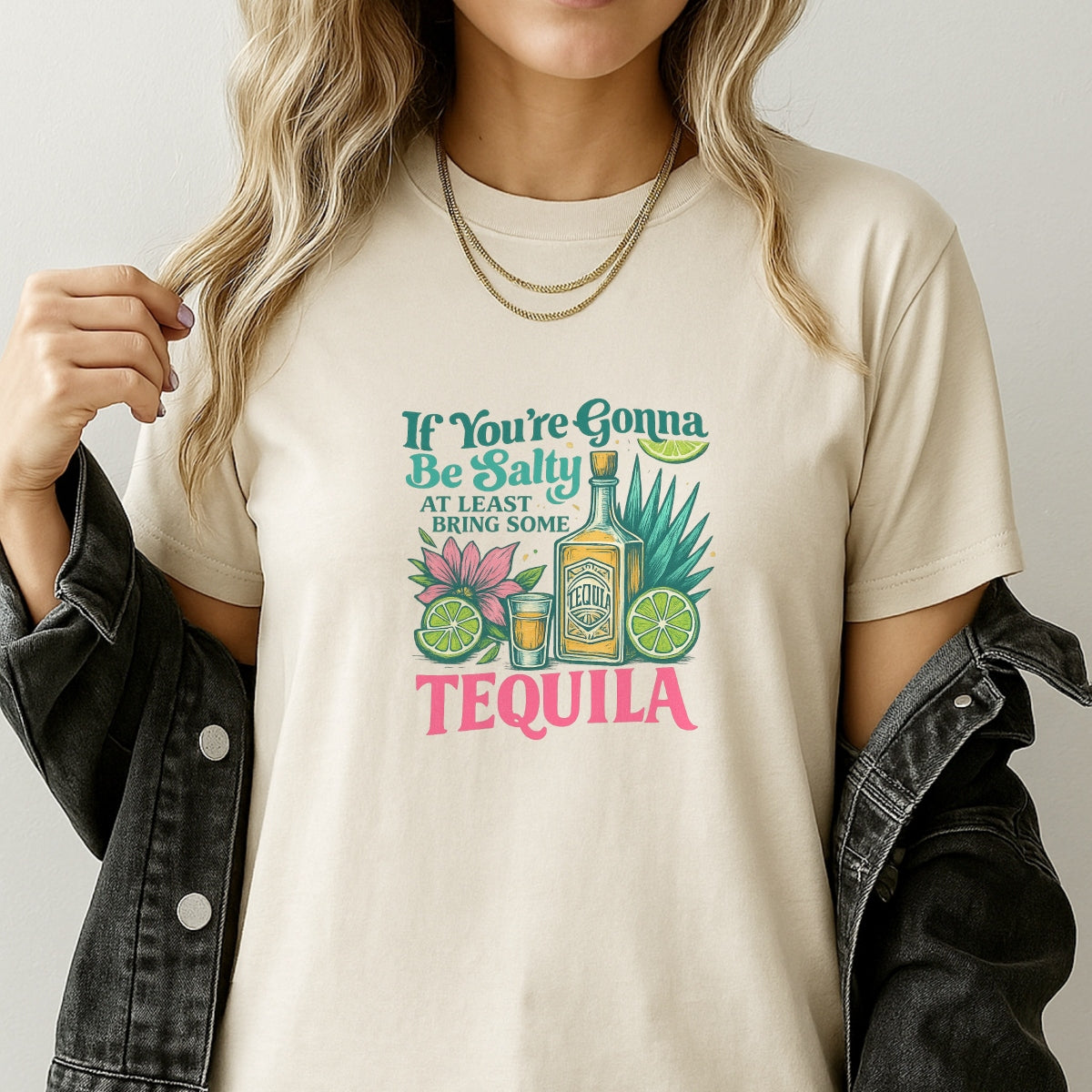 Funny Tequila DTF Transfer for T-Shirts , Vintage Alcohol Iron On Heat Press Decal , Retro Margarita Party Graphic, Mexican Fiesta Shirt Design, Salty Lime Summer Sublimation Patch