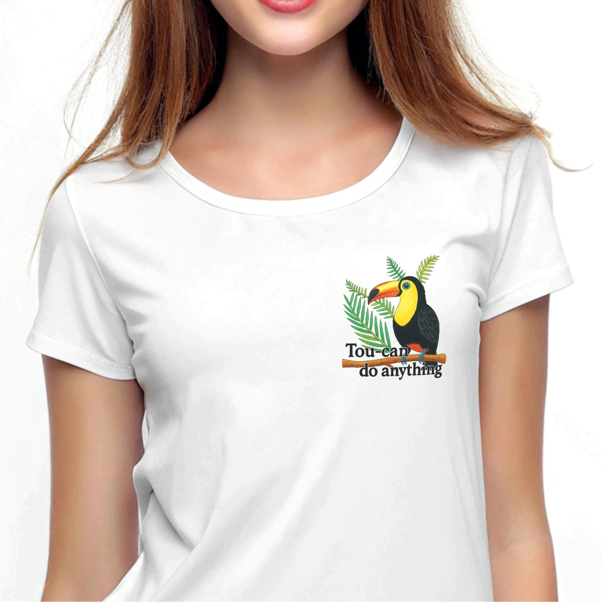 DTF Heat Transfer Iron On Sticker Vibrant Tropical Bird Design for T-Shirt  and Fabric Crafting