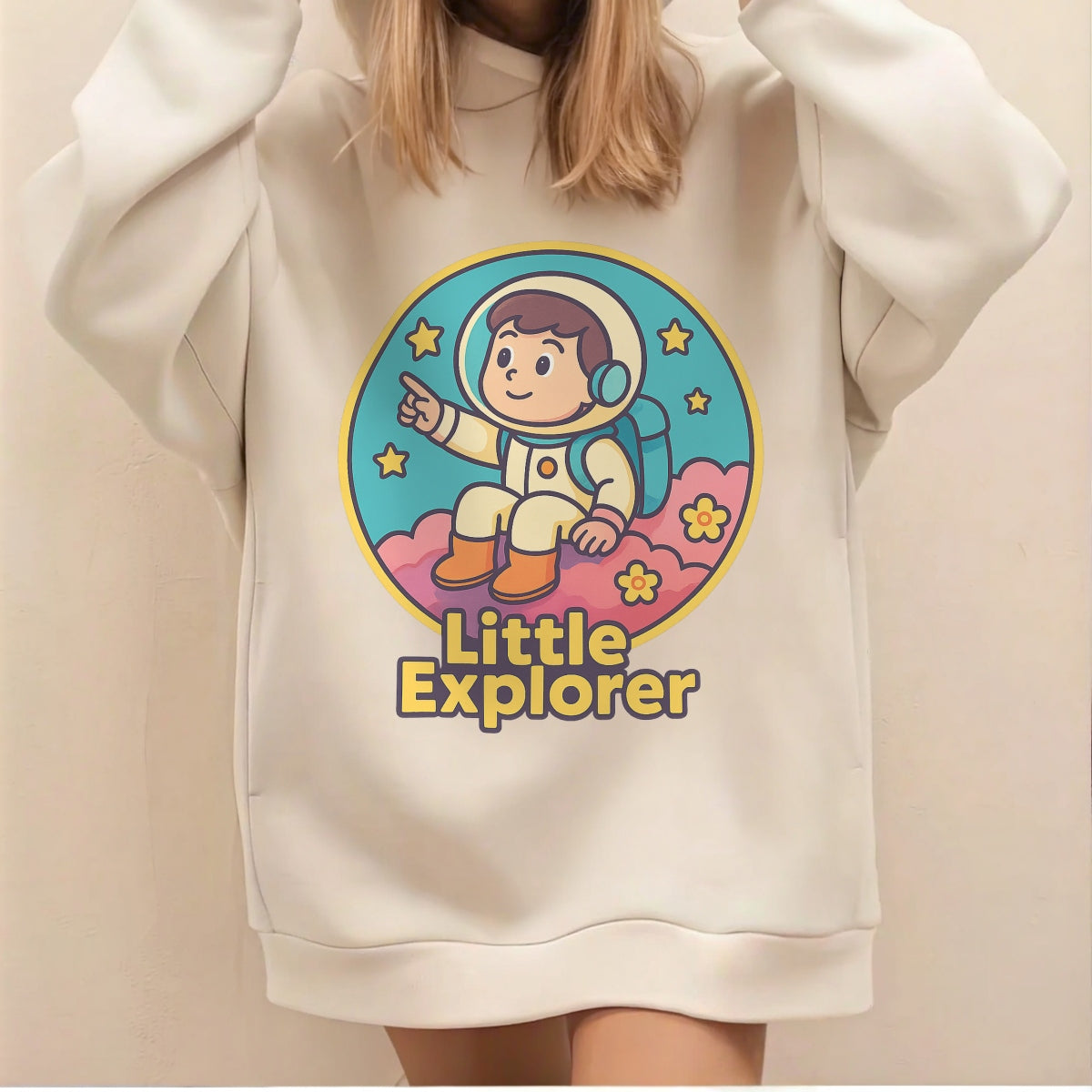 Little Explorer DTF Iron On Transfers for T-Shirts,Cute Astronaut, Cat Artist, and Starry Sky Boy Designs, Heat Press Ready DIY Patches for Clothes, Tote Bags, Hoodies