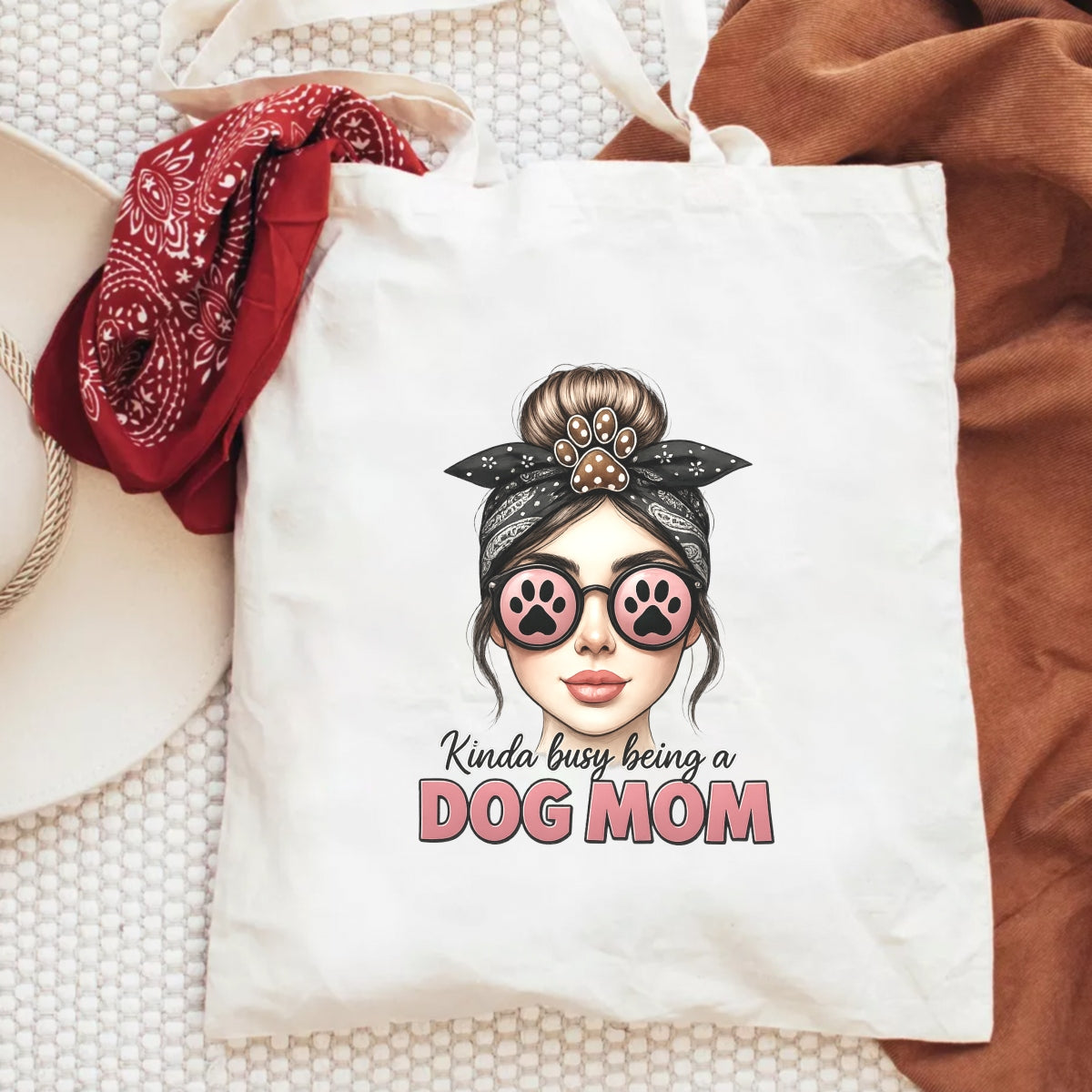 DTF Heat Transfer Iron On Sticker - Dog Paw Print Design - For Dog Mom Lifestyle & Pet - Themed Events