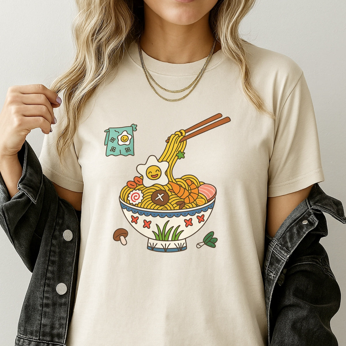 DTF Heat Transfer Iron On Sticker , Ramen Art Decals ,  Foodie Culture Apparel & Home Decor , Heat-Resistant Vinyl for T-Shirts Bags , Kawaii Asian Cuisine Design , DIY Craft Supplies , Anime Style Food Stickers