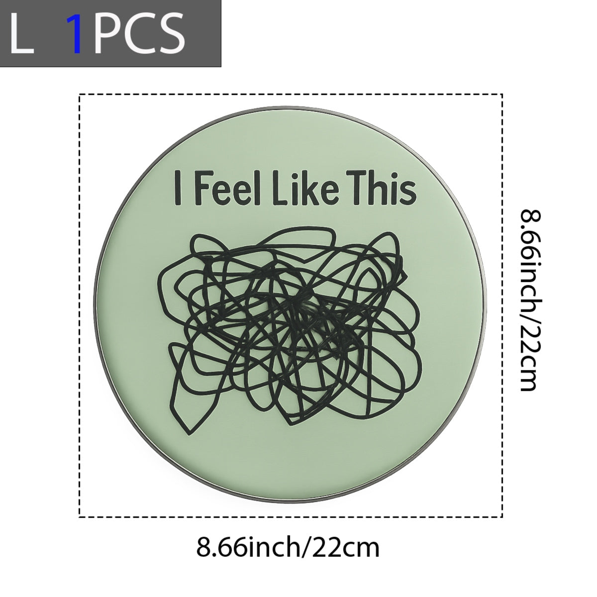 Funny Quote Iron-On Heat Transfer Sticker ,  Emotional Chaos Doodle Design for DIY T-Shirts, Hoodies, Tote Bags ,  Easy Press, Washable, Trendy Graphic Patch for Mental Health and Mood Expression