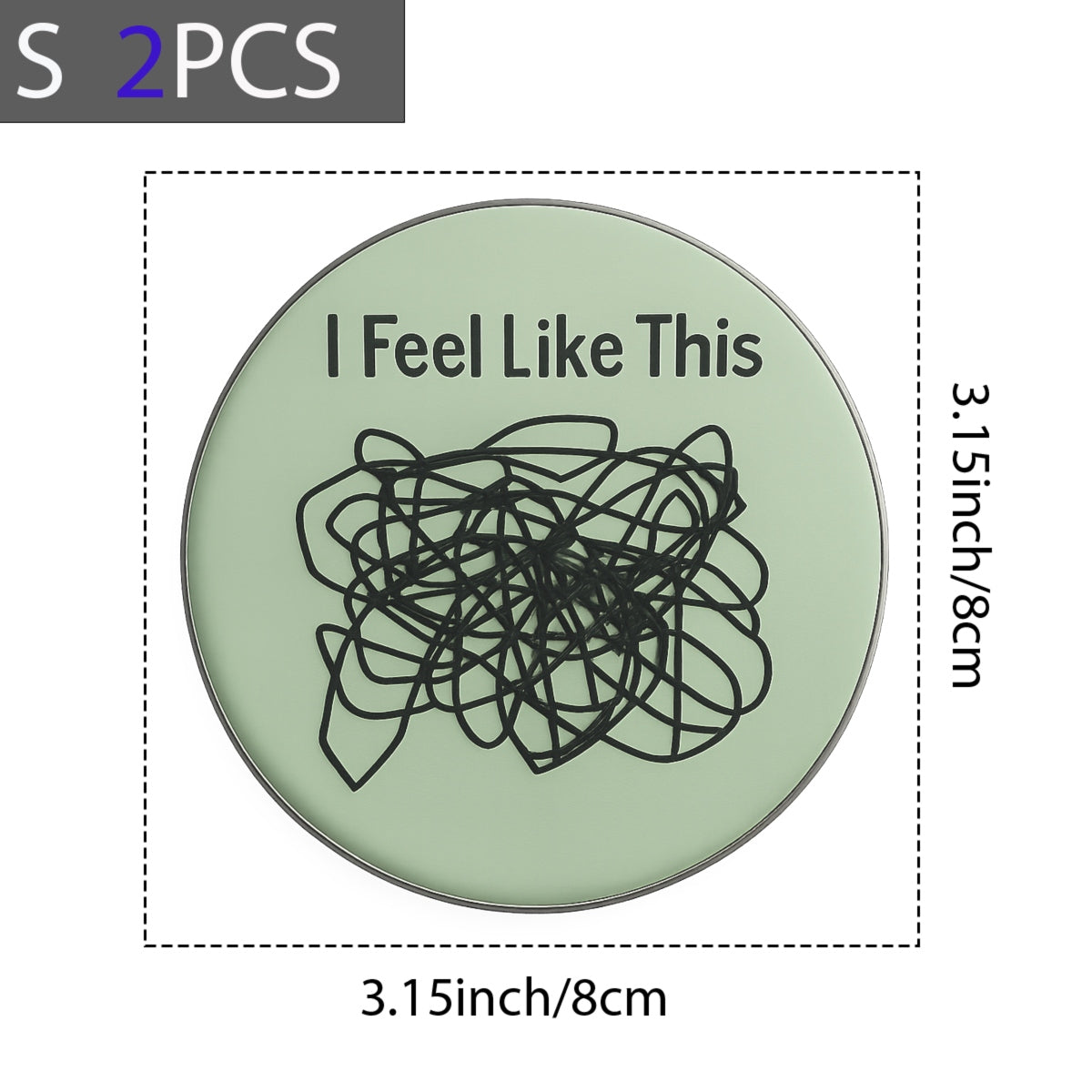 Funny Quote Iron-On Heat Transfer Sticker ,  Emotional Chaos Doodle Design for DIY T-Shirts, Hoodies, Tote Bags ,  Easy Press, Washable, Trendy Graphic Patch for Mental Health and Mood Expression